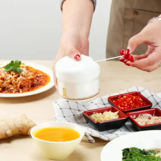 Mini Food Processor Manual Garlic Shredder 250 ml - Neverdie