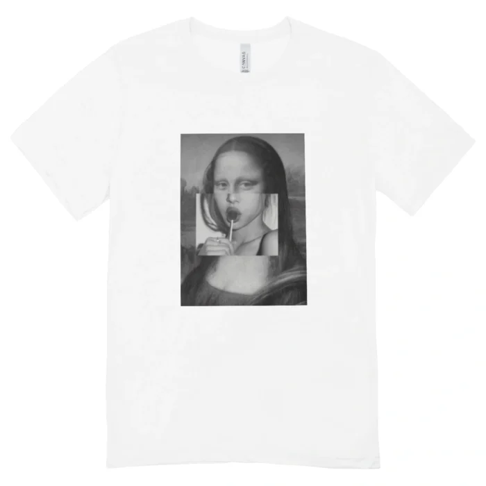 Camisa Feminina Baby Look Monalisa Moderna