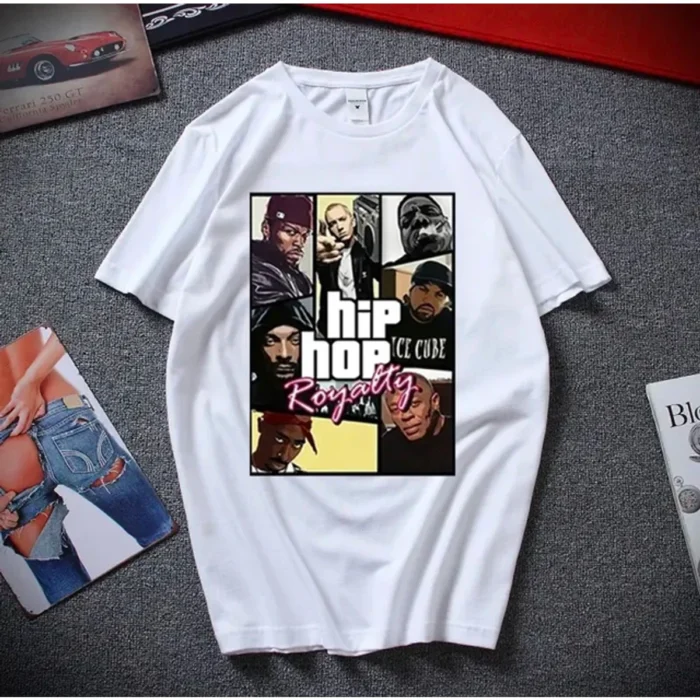 Camisa GTA Hip Hop 100% Algodao Fio 30.1 Estampa Games Cultura Urbana