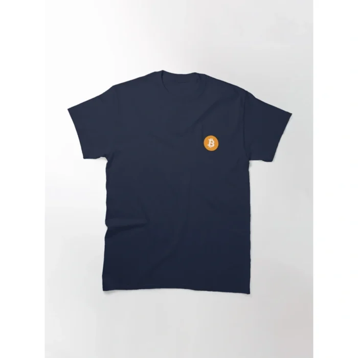 Camiseta Cripto Bitcoin Classic para Entusiastas Algodão Confortavel