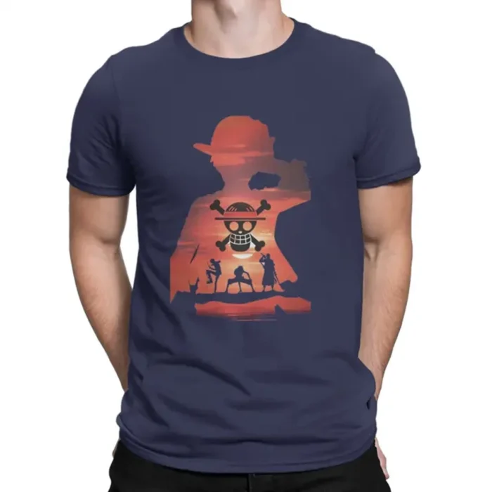 Camiseta Anime One Piece Para Fas Luffy Look Casual Confortavel Masculino