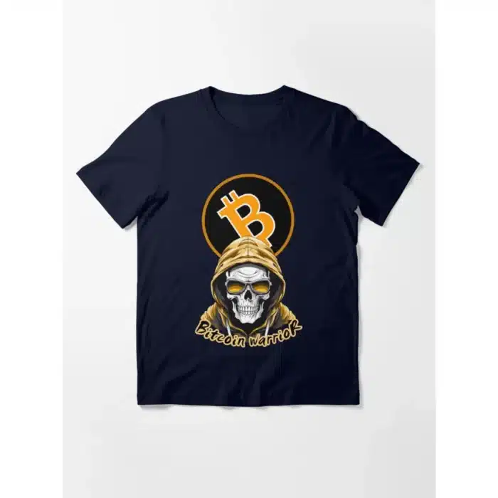 Camiseta Bitcoin Warrior para Investidores Deterministao Look Atitude
