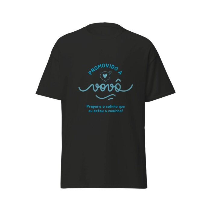 Camisa masculina Dia dos Avós Promovido a Vovô Prepara o Colinho que Estou a Caminho