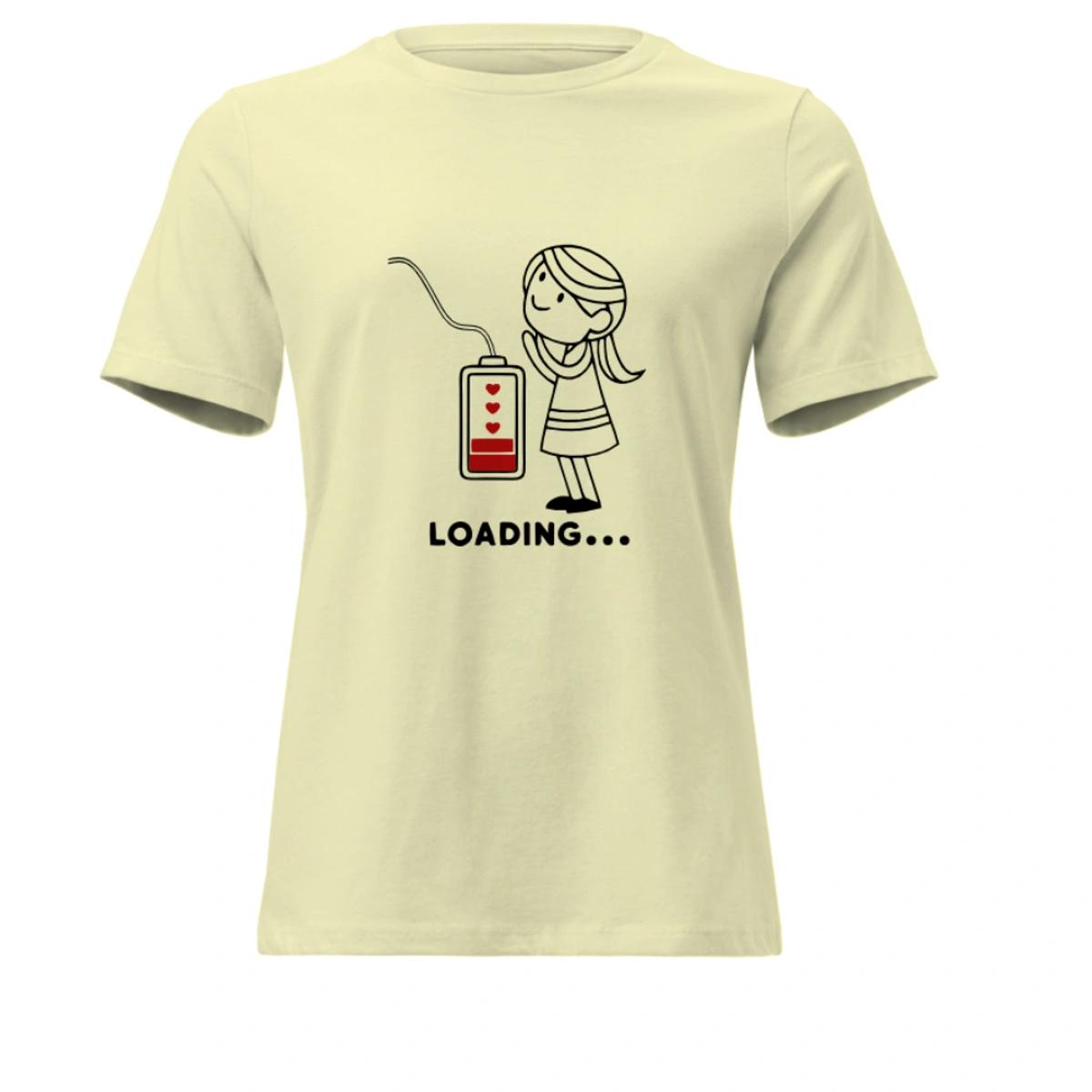 Camisa Feminina Baby Look Dia dos Namorados Metade Loading - Imagem 5