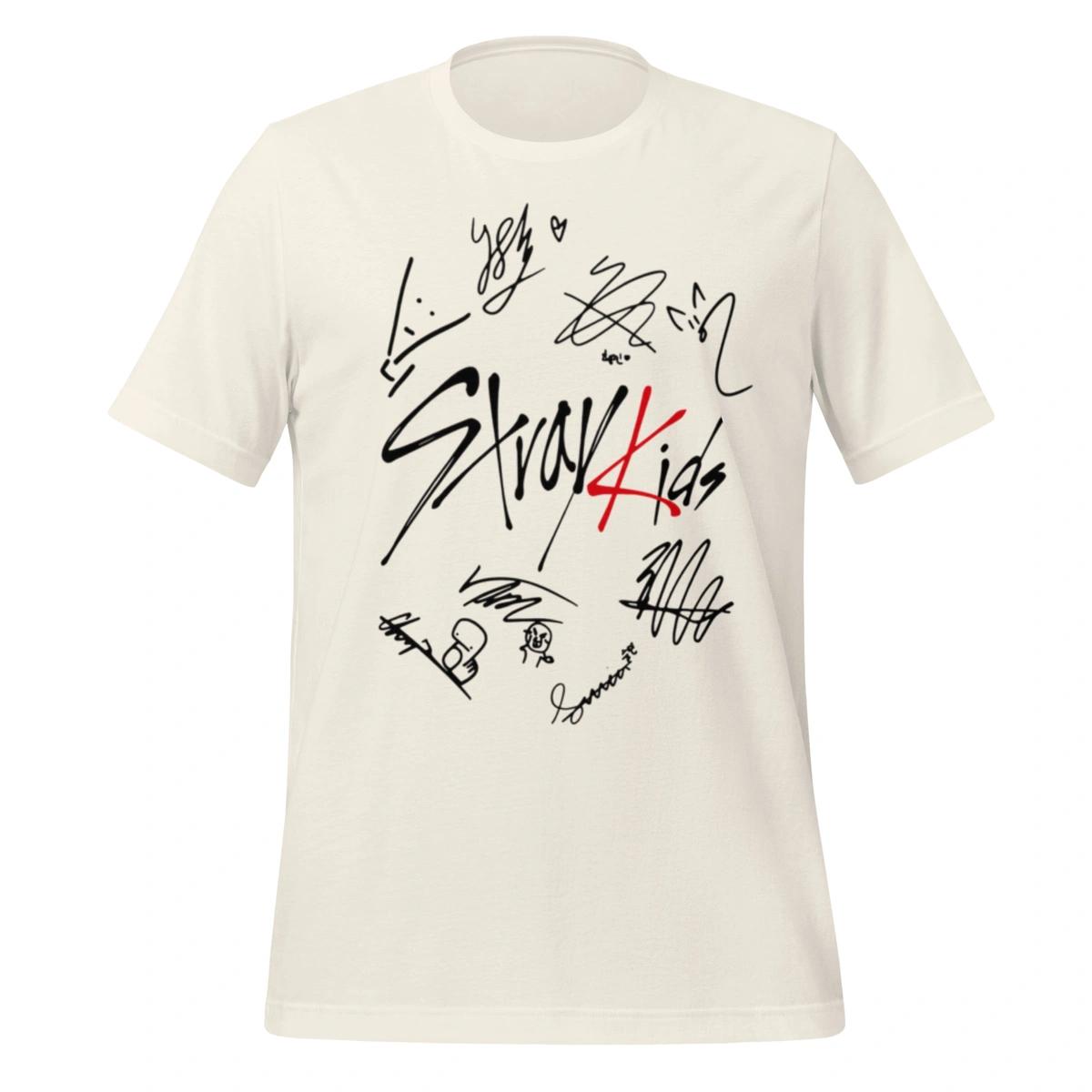 Camisa Feminina Baby Look Stray Kids Asinaturas - Imagem 5
