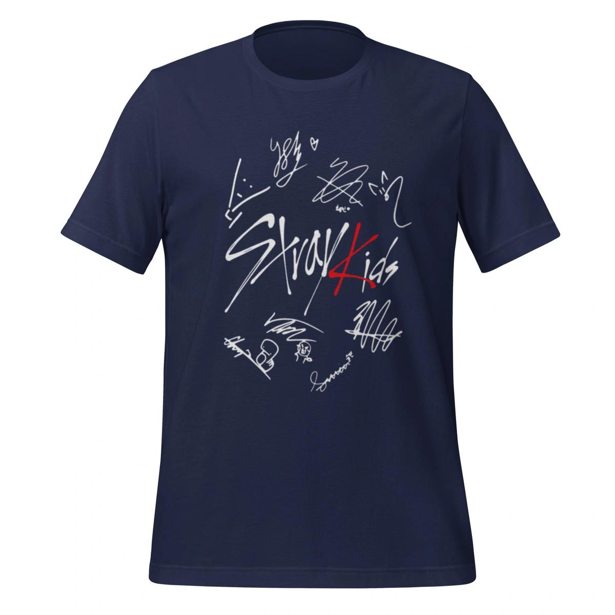Camisa Feminina Baby Look Stray Kids Asinaturas - Imagem 4